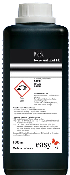 Eco Solvent Exact inkt voor Mutoh, 1 liter, incl. Smart Card - fles