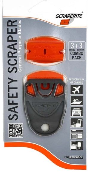 Scraperite LiL Gripper + 6 reservemessen (3+3)