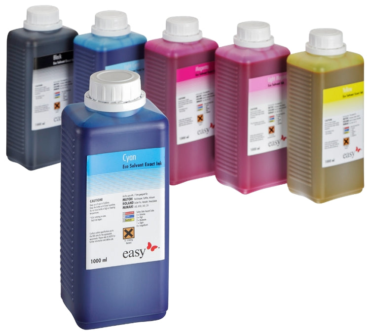 Eco Solvent Exact-inkt, Roland ECO-SOL MAX 2, 1 liter - fles