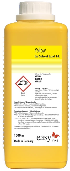 Eco Solvent Exact-inkt, Roland ECO-SOL MAX 2, 1 liter - fles