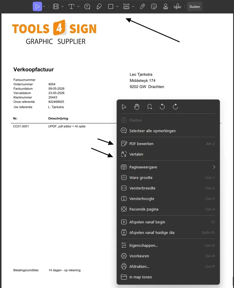 UPDF PDF-Editor met AI-Abonnement – Professionele PDF-software