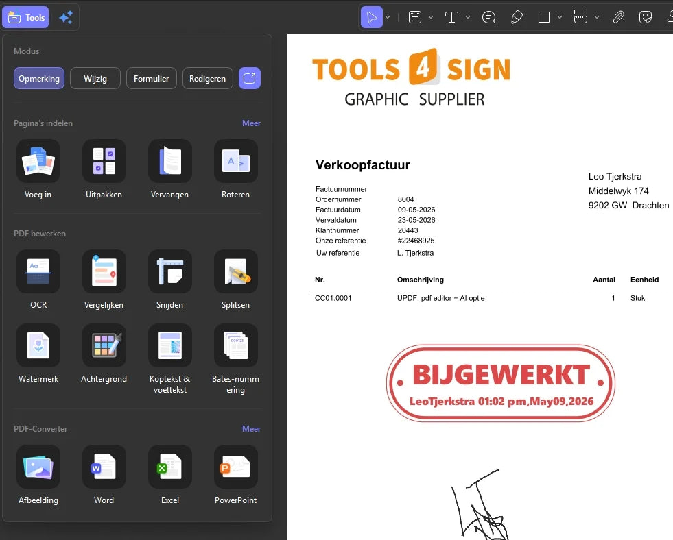 UPDF PDF-Editor met AI-Abonnement – Professionele PDF-software