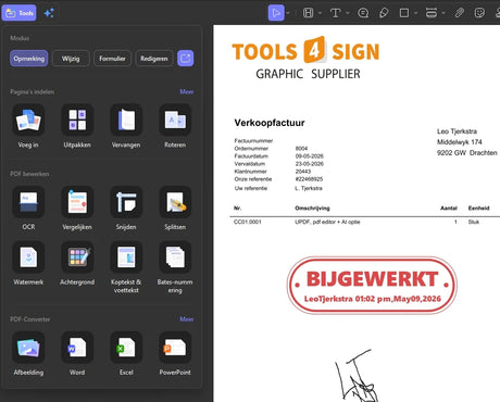 UPDF PDF-Editor met AI-Abonnement – Professionele PDF-software