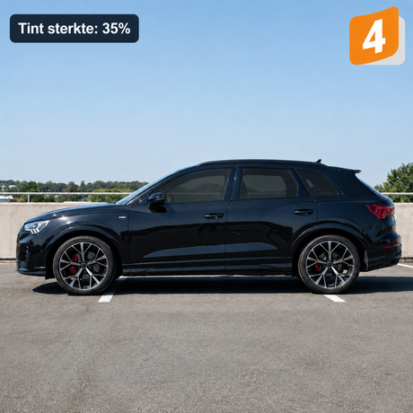 Auto met Solar Screen tintfolie 35%