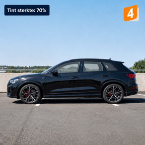 Auto met Solar Screen tintfolie 70%
