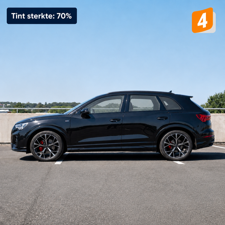 Auto met Solar Screen tintfolie 70%