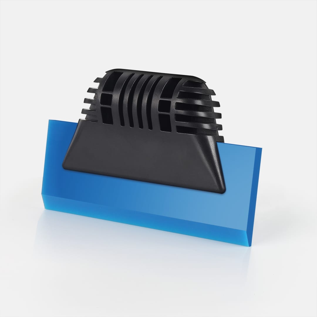 Rubberen rakel met klein handvat