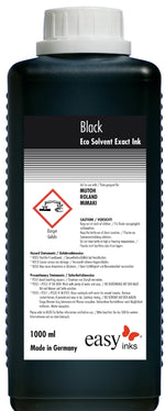 Eco Solvent Exact inkt voor Mimaki, Mutoh en Roland, 1 liter - fles