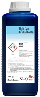 Eco Solvent Exact inkt voor Mimaki, Mutoh en Roland, 1 liter - fles
