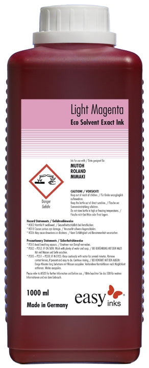 Eco Solvent Exact-inkt, Roland ECO-SOL MAX 2, 1 liter - fles