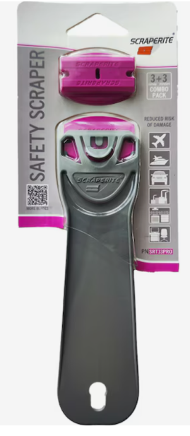 Scraperite Big Gripper + 6 reservemessen (Magenta PRO)