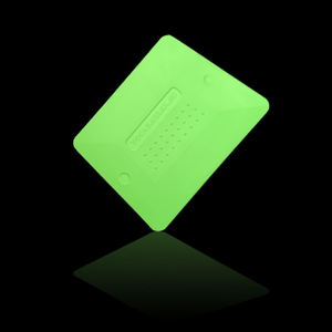 Trapezoid rakel groen - zacht