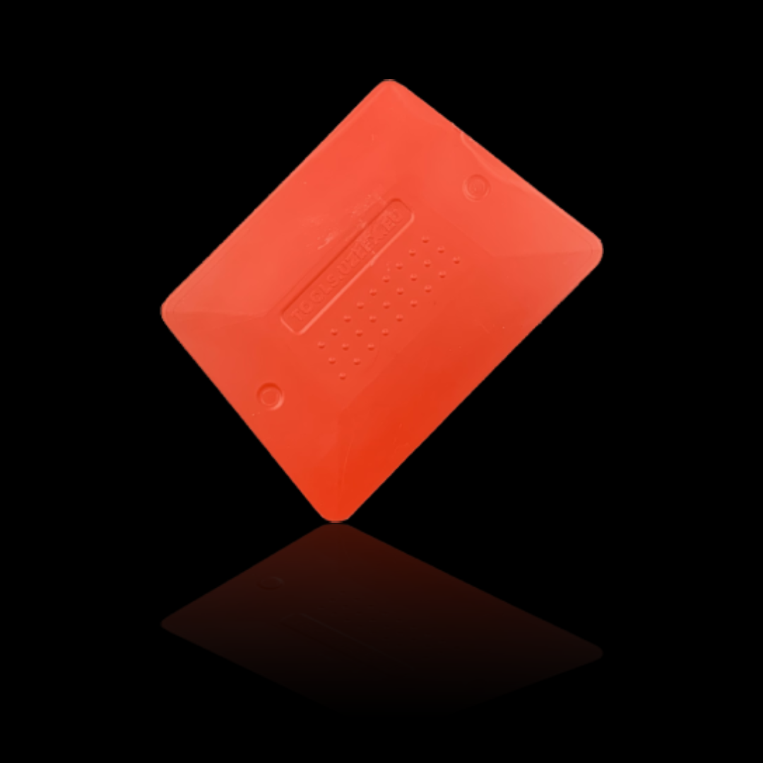 Trapezoid rakel rood - semi-hard