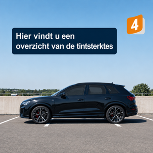 Solar Screen tintfolie op rol – overzicht van de tintsterktes